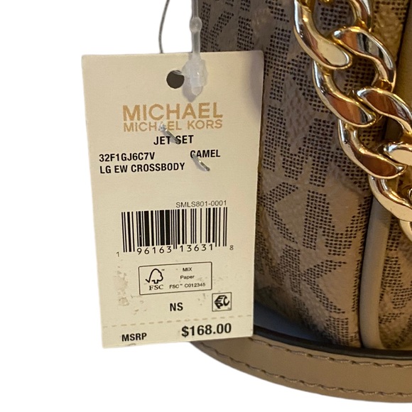 NWT MICHAEL Michael Kors Jet Set Large East West Crossbody - Picture 12 of 12